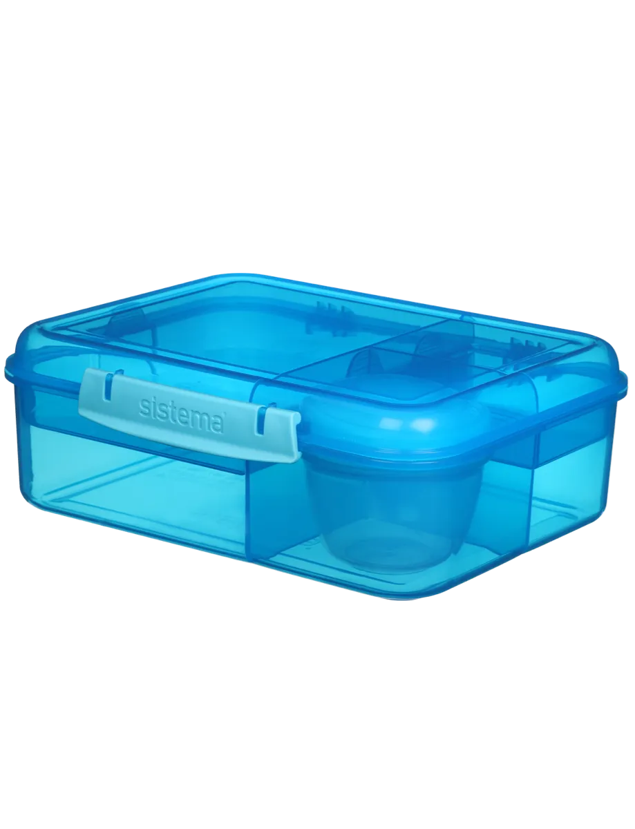 קופסת אוכל מחולקת בנטו בינוני 1.65 ליטר - סיסטמה Sistema